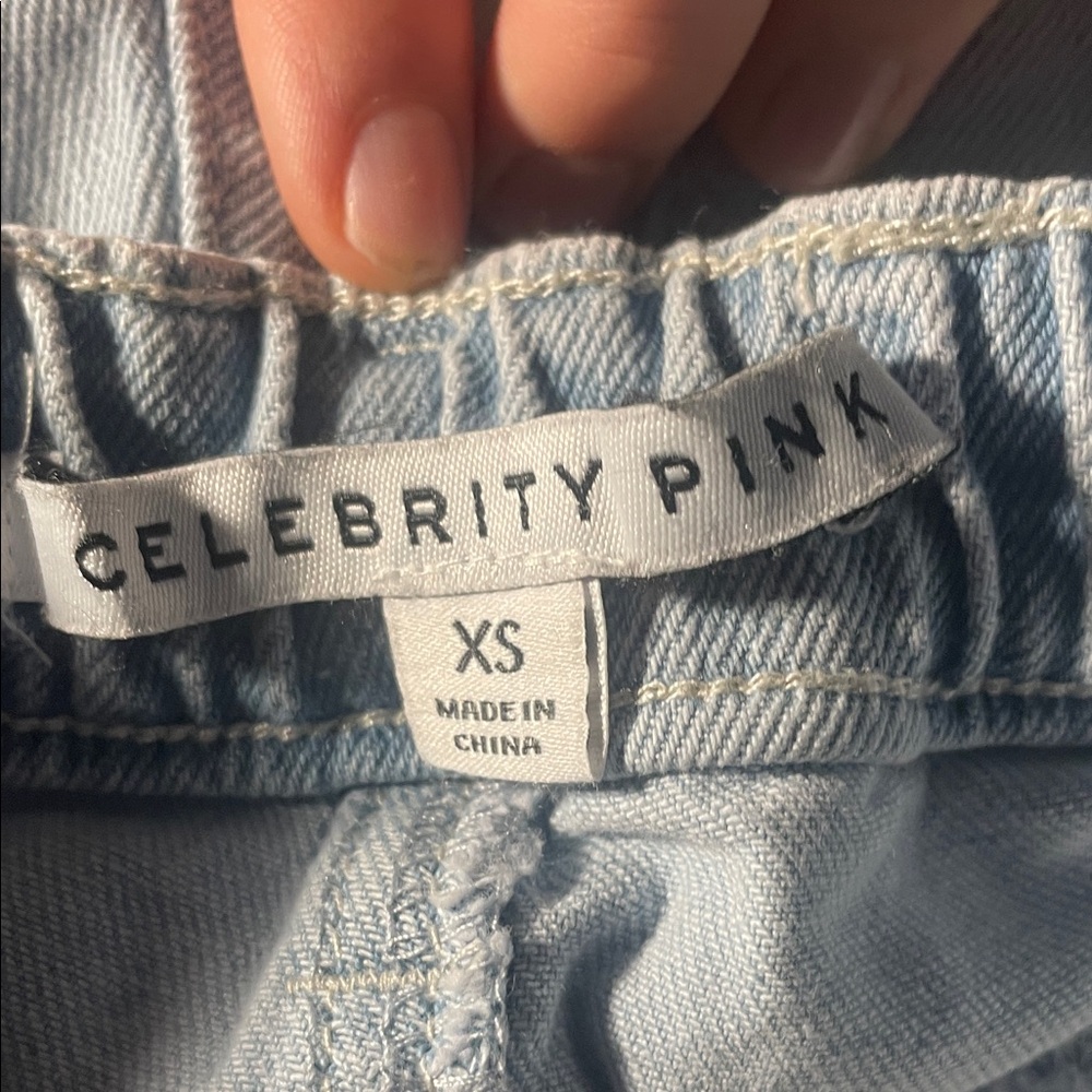 Celebrity Pink Light Blue High Rise Women Jeans - Picture 2 of 4